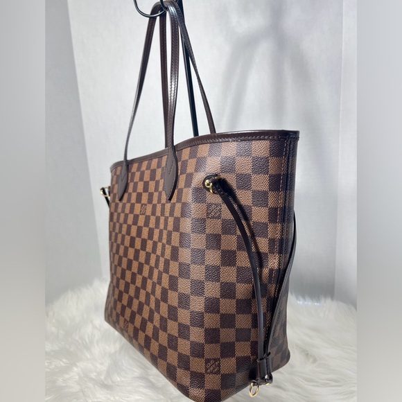 LV Neverfull Mm Damier Ebene Tote Bag - Picture 7 of 17